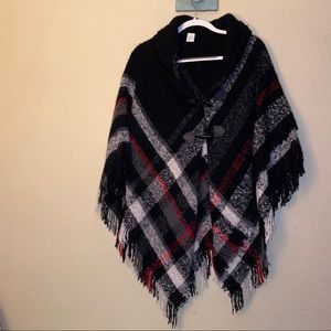 Soft patterned Poncho